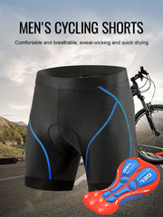 Men's 4D Padded Cycling Shorts High Stretch Breathable Road Biking Racing Shorts