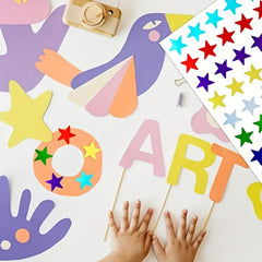 540pcs Foil Metallic Star Stickers - Reward for Home, School