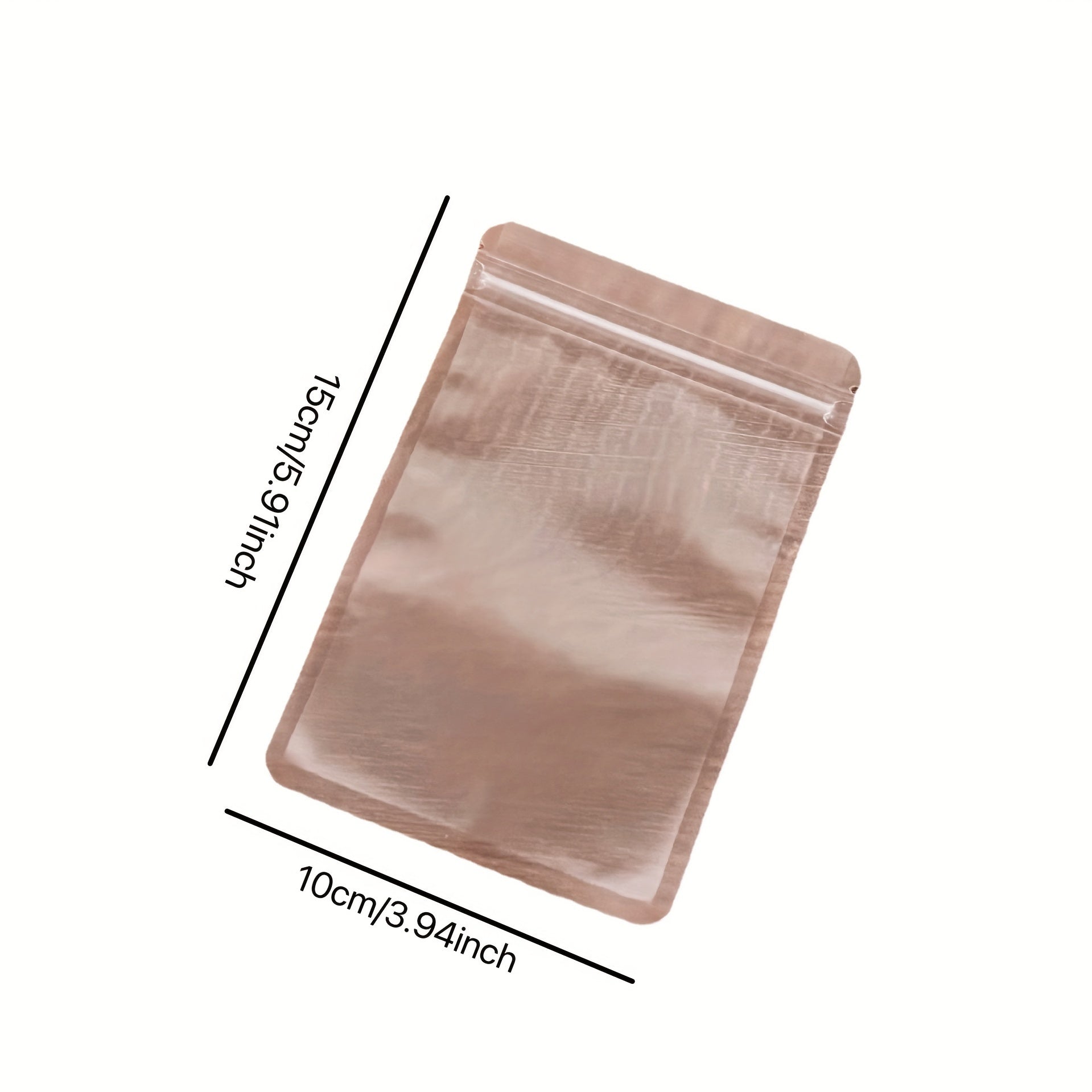 Frosted Ziplock Bag Matte Transparent Plastic Bag