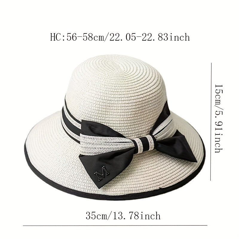 Sun Hat Beach Hat Sun Protection Wide Brim Foldable Hat Women's Hat