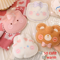 Cartoon Plush Bear Rabbit Hot Water Bag Hand Warmer
