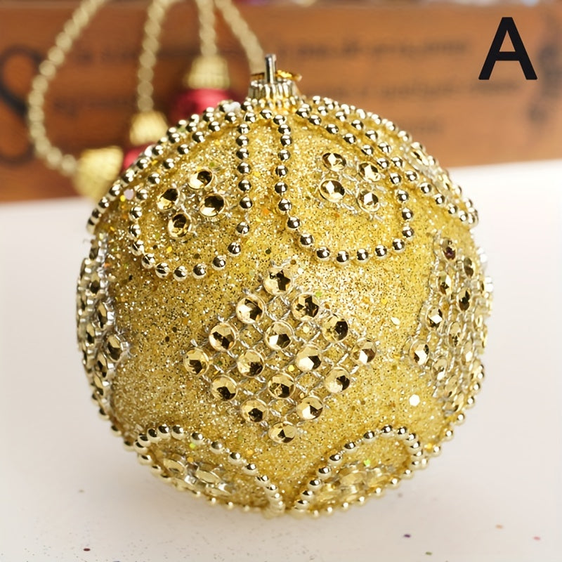 Christmas Diamond Bead Chain & High-end Foam Ball Decoration