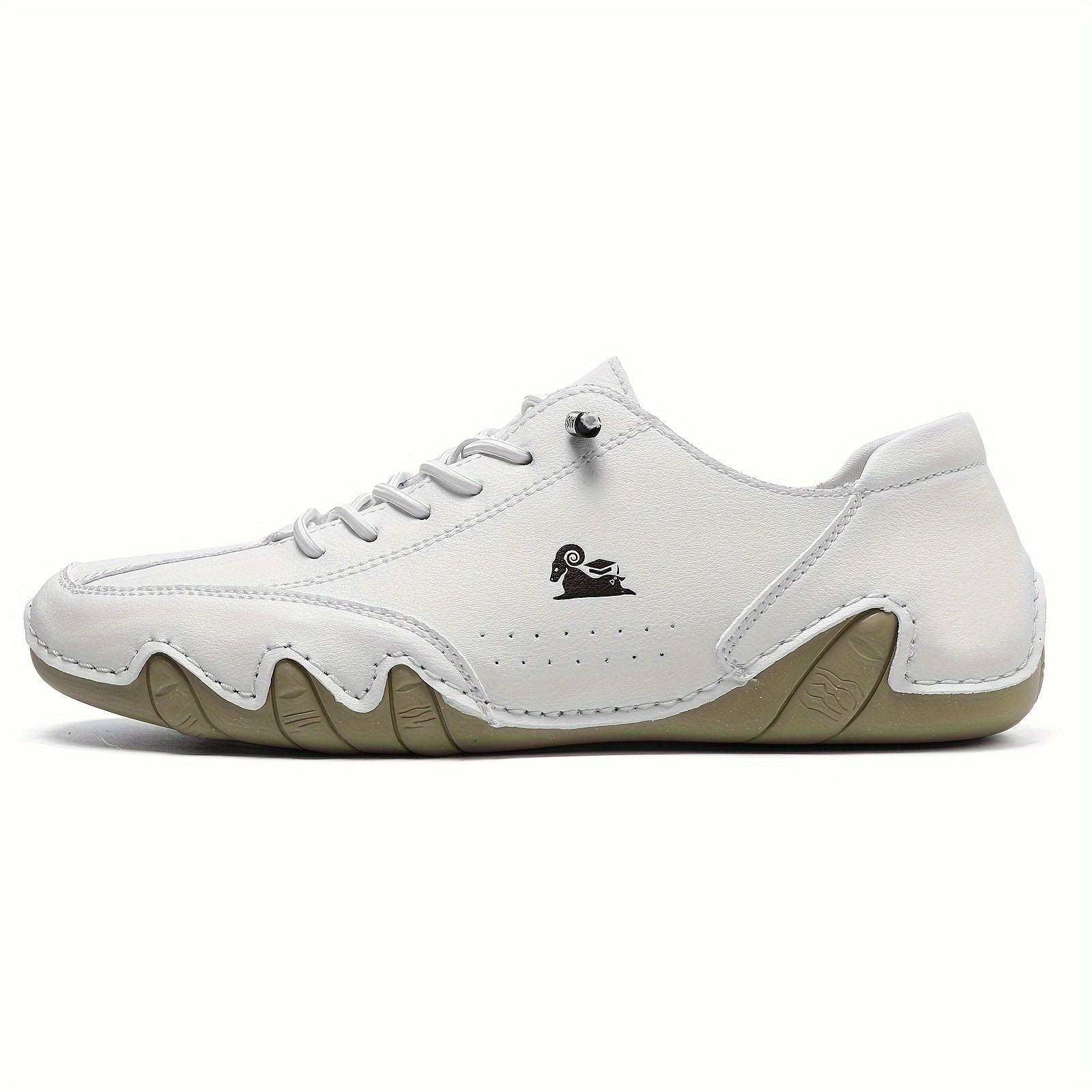Men's Solid Low Top Boots Non Slip Lace Up Casual Shoes