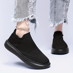 Women's Solid Skate Shoes Lightweight Breathable Low Top Sport Shoes