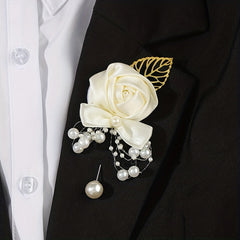 Simulation Bridal Brooch Pin Flower Decoration for Wedding