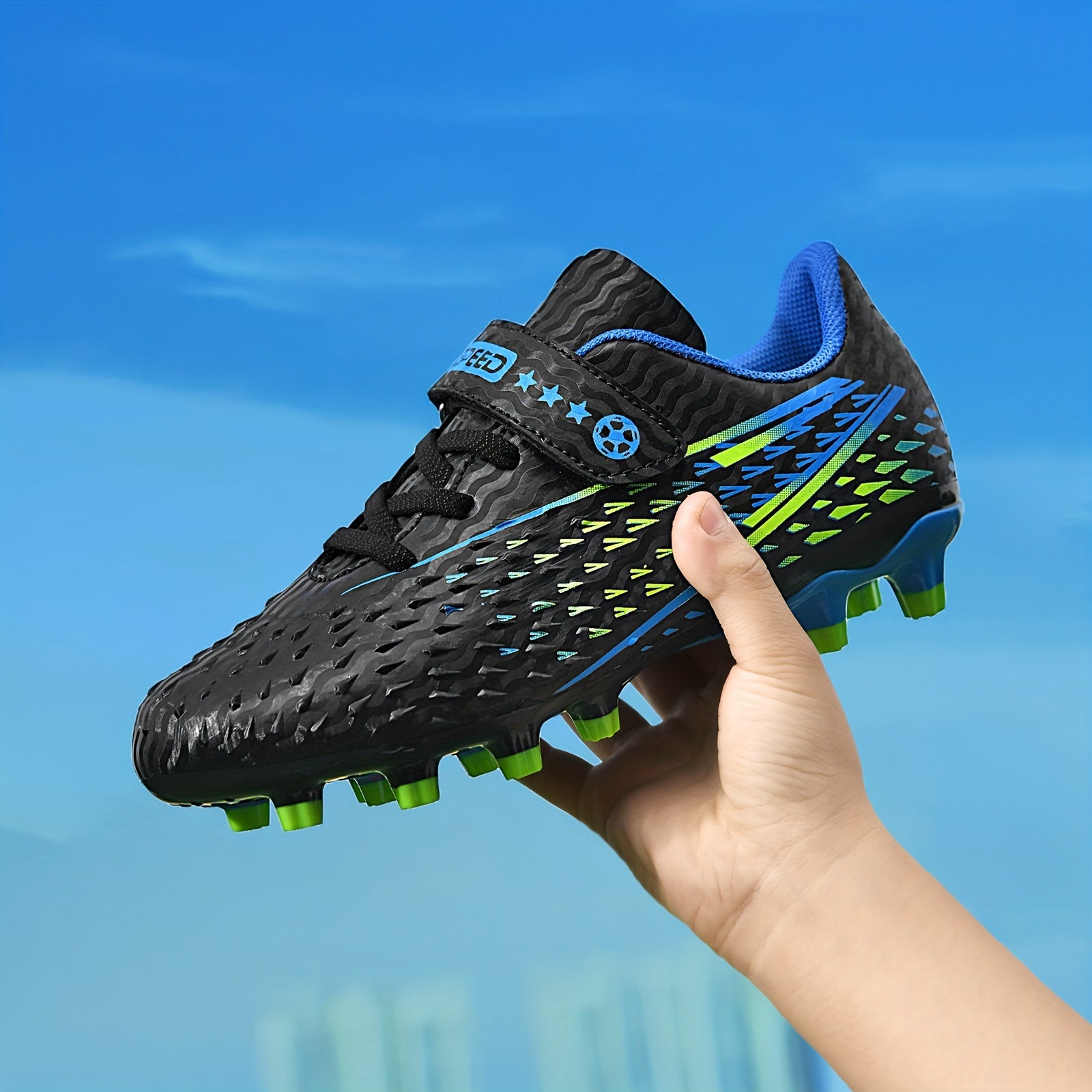 Boy's Non Slip Football Cleat With Spikes Outdoor Soccer Cleats