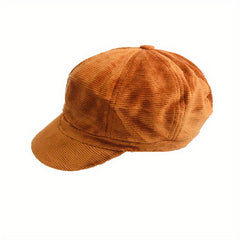British Octagonal Hat Retro Peaked Hat For Girls