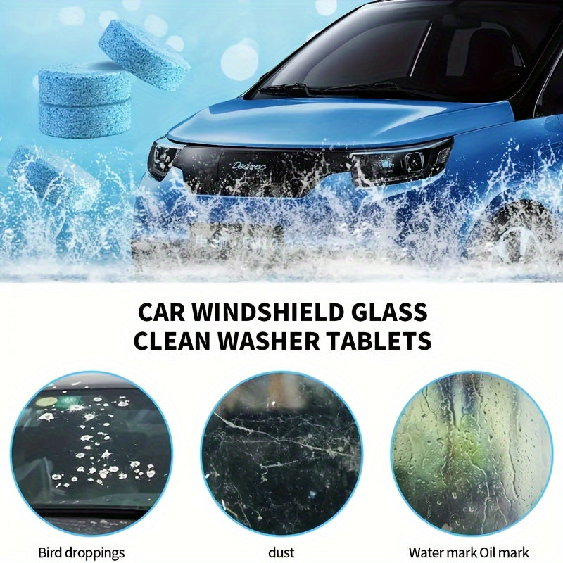 30pcs Car Windshield Film Cleaner for Car & Home Glass