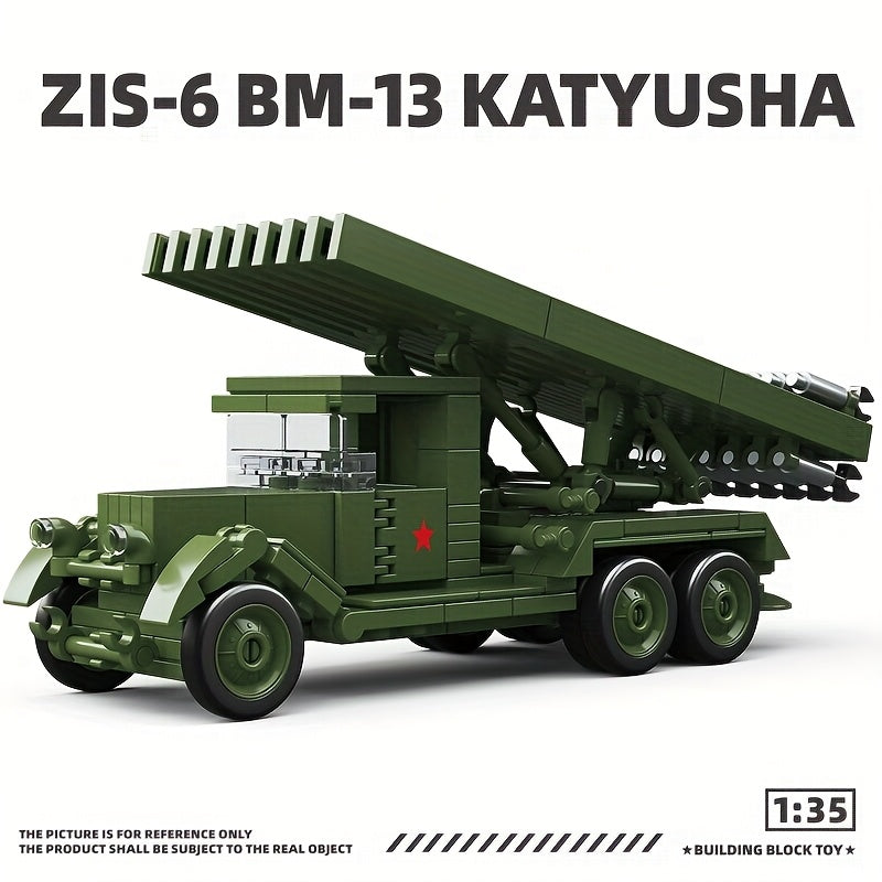 Car Rocket Launcher Building Block Missile Toy 324pcs