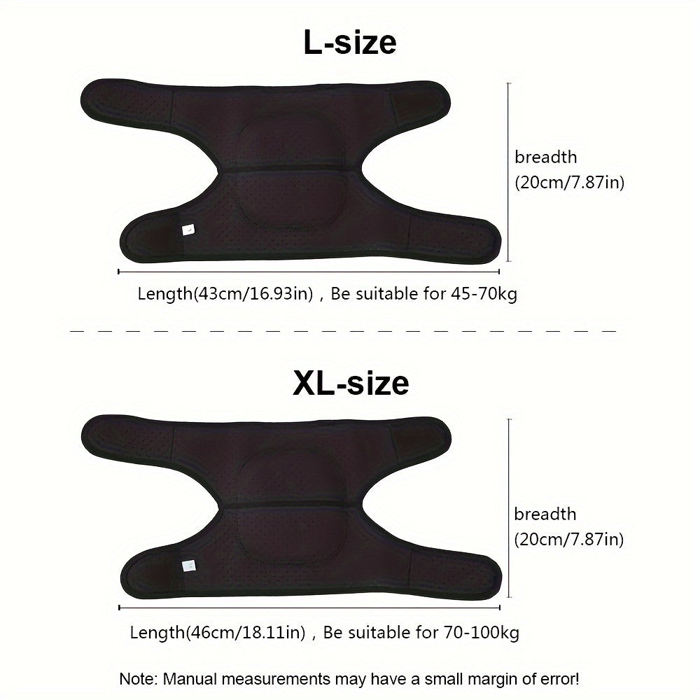 Adjustable Sports Knee Pad Thickened Sponge Dance Yoga Knee Band
