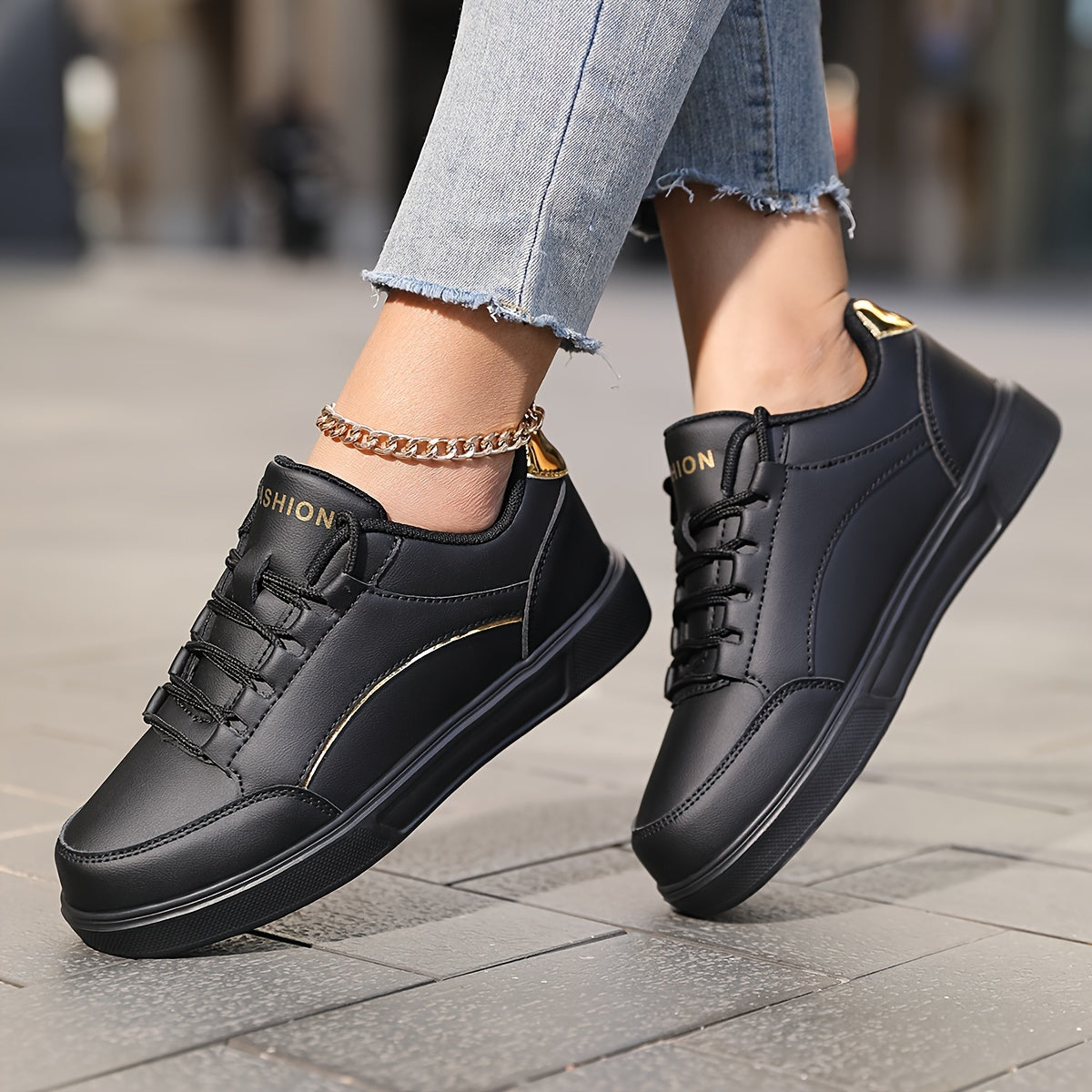 Women's Skate Shoes Breathable Sporty Sneakers Non-slip