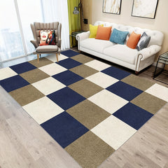 30pcs Carpet Floor Tiles Anti-slip Rug 30x30cm Washable DIY Square Carpet