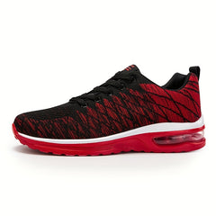 Unisex Knit Sneaker Lace-up Lightweight Shoes for Outdoors