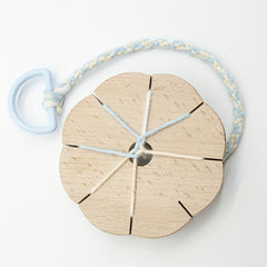 Natural Wood Weaving Disk Plate for DIY Jewelry Making