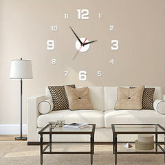 Nordic Luminous Wall Clock Mute Decorative Punch for Living Rooms