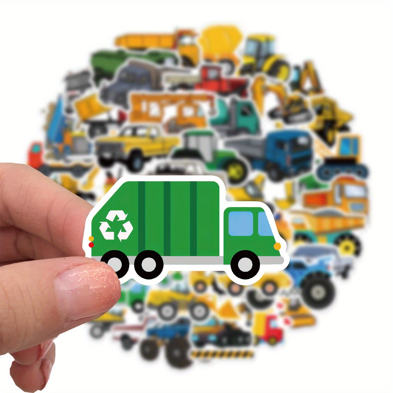 50pcs Truck Graffiti Fun Stickers for Urban Street Art Enthusiasts