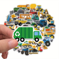 50pcs Truck Graffiti Fun Stickers for Urban Street Art Enthusiasts