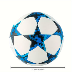 MYOKIA Hand Applied Leather Soccer Ball Seamless Size 5