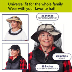 Protective Anti Mosquito Headgear for Outdoor Activities Breathable Mesh