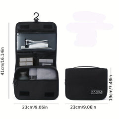 Travel Makeup Storage Bag Hanging Utility Bag for Wet Dry Separation