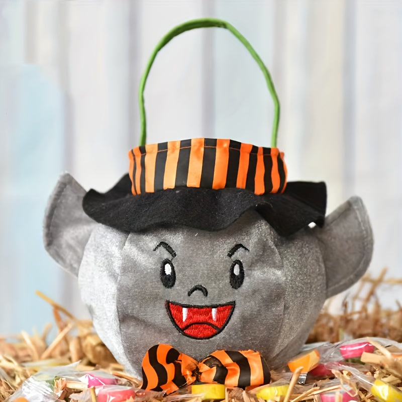 Halloween Witch Pumpkin Tote Bag Party Candy Bag