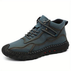 Men's Vintage Style Lace up Boots Casual Walking Shoes