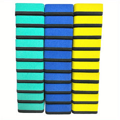 30pcs Mini Dry Erase Erasers Magnetic Whiteboard Chalkboard Cleaner