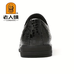 LAORENTOU Men's Slip On Smart Casual Shoes for Wedding Business
