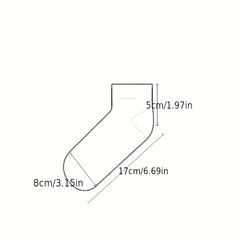 3 Pairs Funny Face Low Cut Ankle Socks Soft Gray