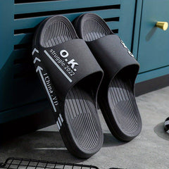 Men's Lightweight Non Slip Open Toe Quick Drying Slides