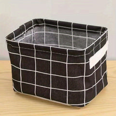 Small Desktop Storage Basket Organizer Box Cosmetic Book Stationery