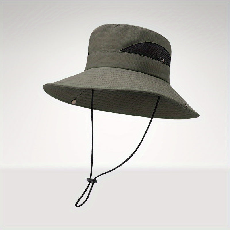 Rolled Brim Bucket Hat Sun Hat Unisex Breathable Waterproof Boonie Hats
