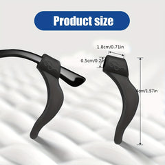 10Pairs Glasses Ear Grip Silicone Anti Slip Eyewear Temple Tips Sleeve