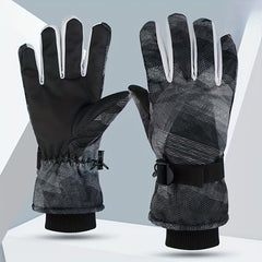 Men's Skiing Gloves Winter Outdoor Sports Gloves Windproof Touch Screen