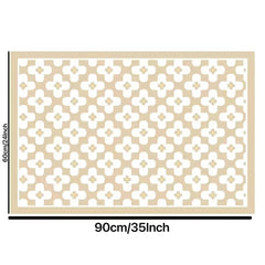 Vintage Flower Carpet Entrance Mat Living Room Bedroom
