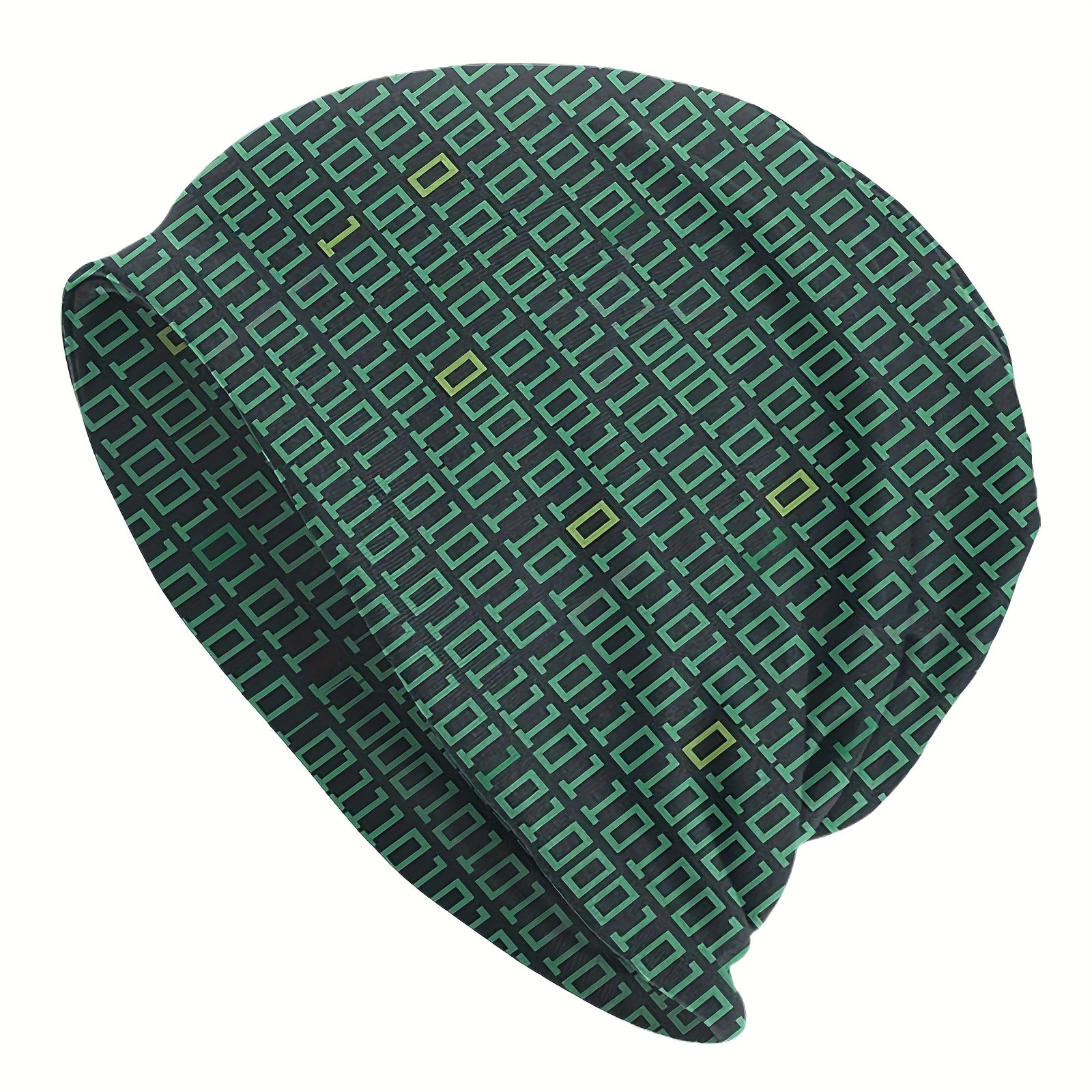 The Matrix Green Beanies for Autumn & Spring, Unisex Beanie Hats