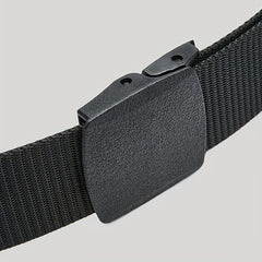 Canvas Belt Sports Outdoor Nylon Plastic Buckle Casual Fabric Belt Unisex Access