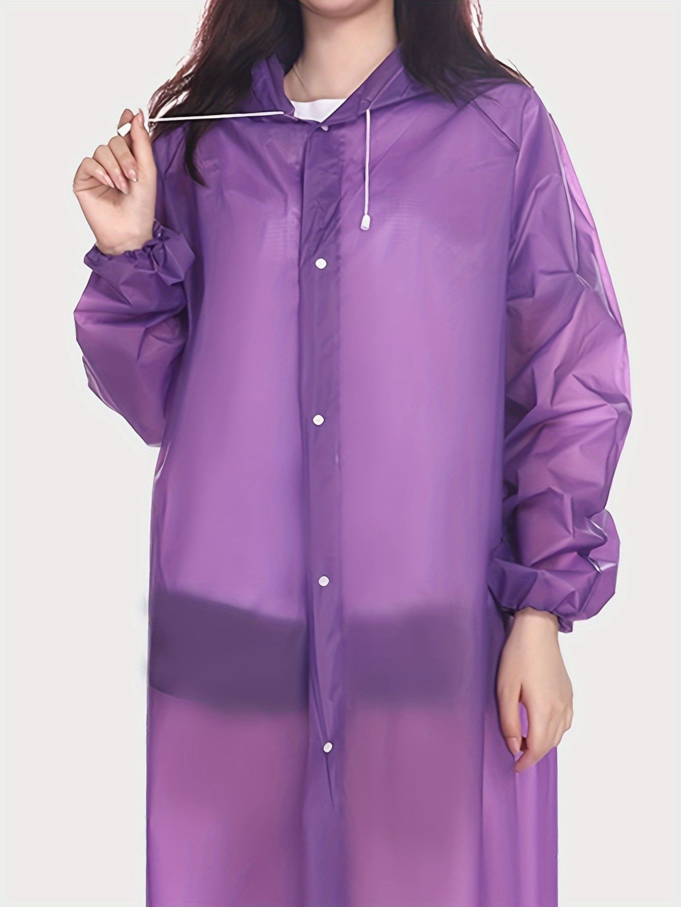 Reusable Rain Ponchos for Adults Waterproof Raincoats Women Stay Dry