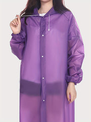 Reusable Rain Ponchos for Adults Waterproof Raincoats Women Stay Dry