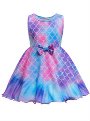 Kids Mermaid Princess Dress