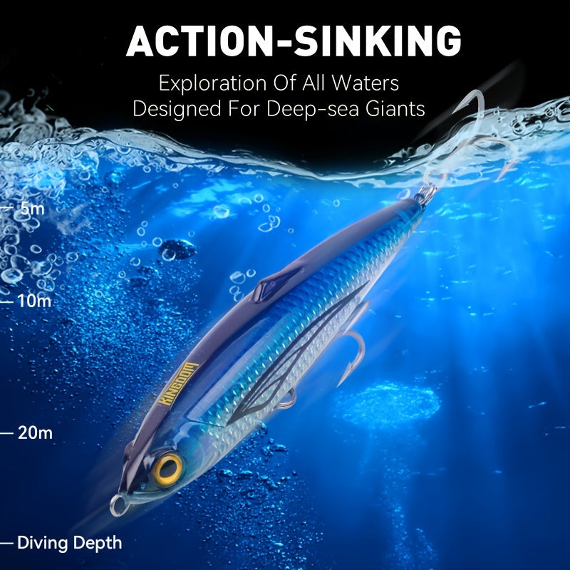 Kingdom Glow Coated Trolling Tuna Fishing Lures 120/150mm