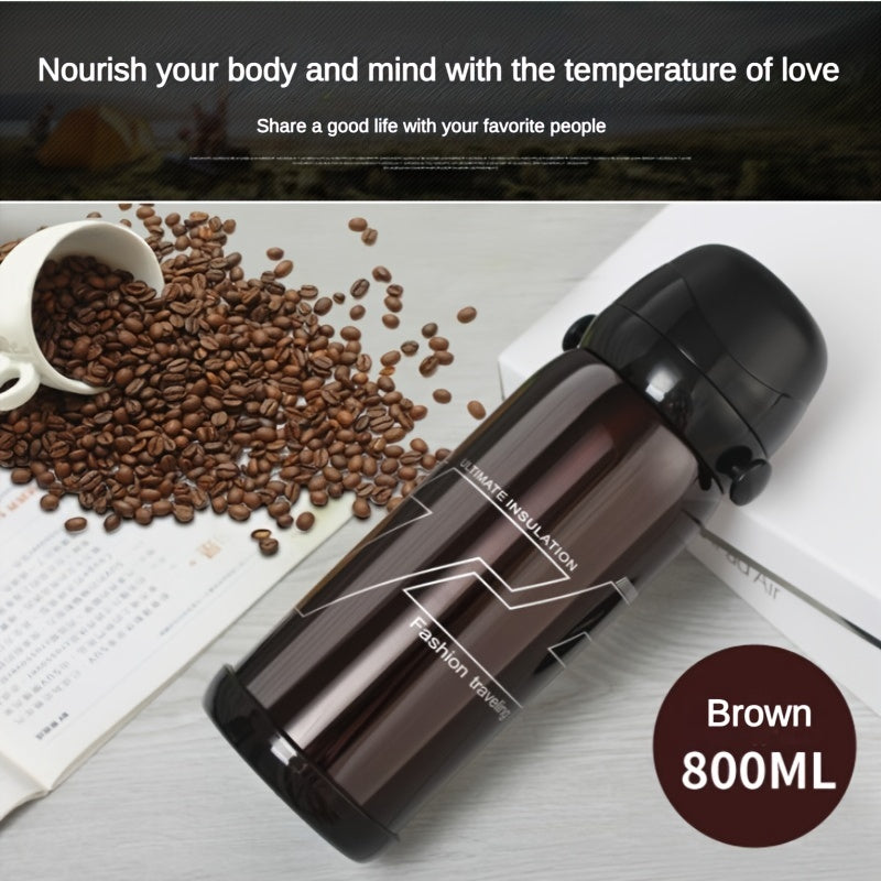 800ml Stainless Steel Vacuum Insulated Bottle for Outdoor Activities