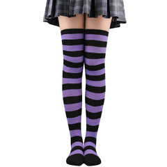 Striped Thigh High Socks for Halloween Costume