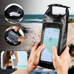 Waterproof Touch Screen Bucket Bag for Water Sports - Portable & Versatile