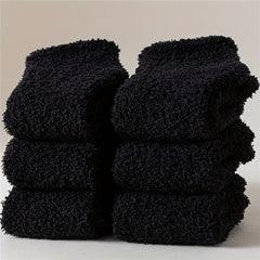 7 Pairs Fuzzy Socks Comfy Warm Floor Stockings