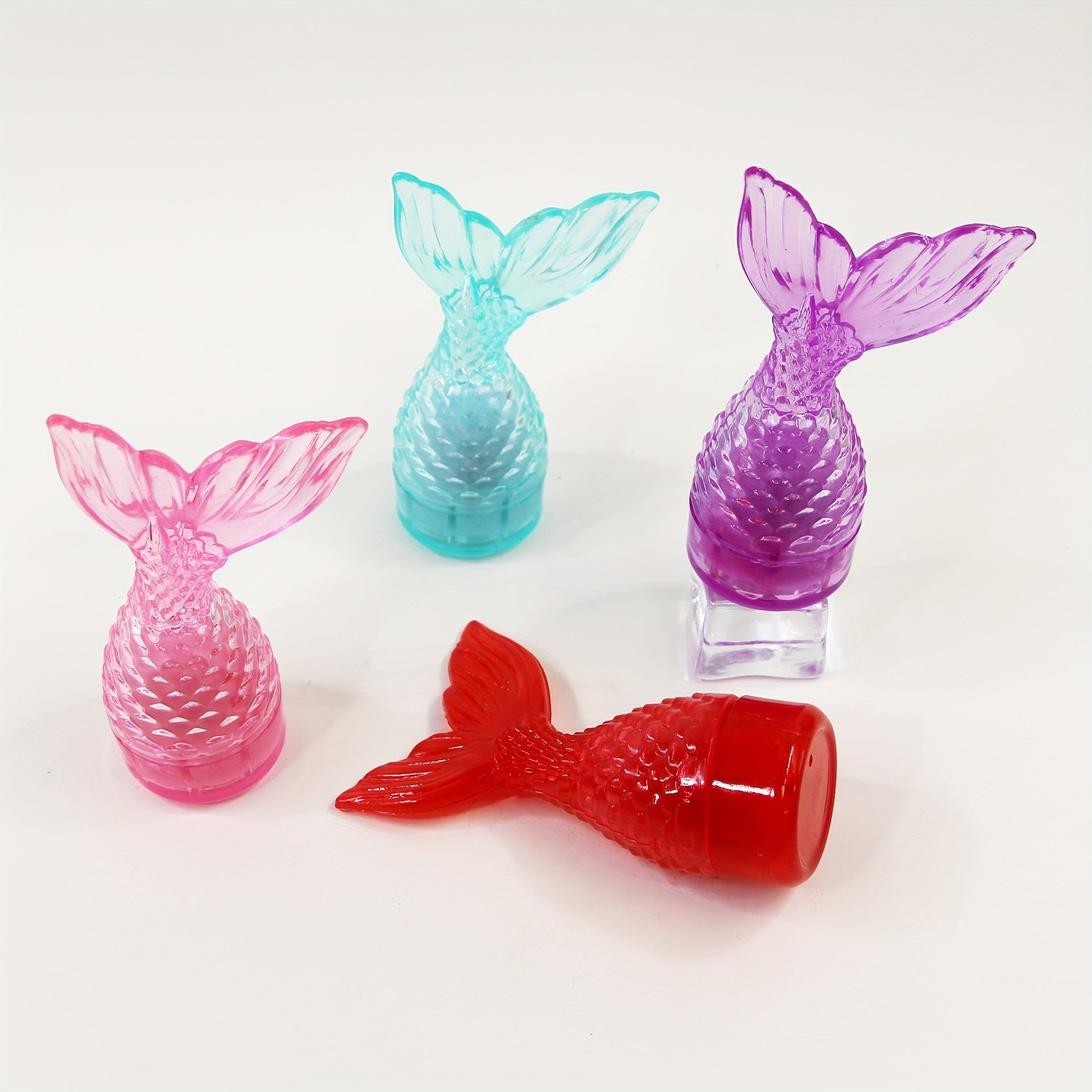 6pcs Mermaid Tail Lip Balm Set Moisturizing Lip Care Daily Use