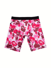 Camouflage Men's Stretch Boxer Briefs Breathable Shorts