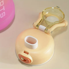 1300ml Gradient Plastic Water Bottle Leakproof Large Capacity Outdoor Sports