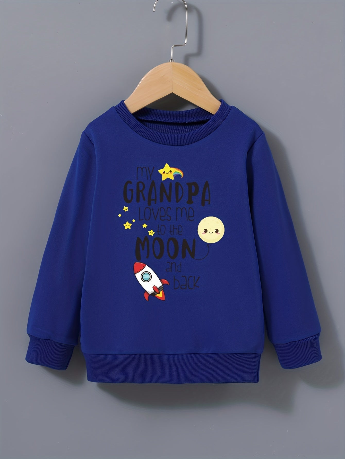 Girls' 'My Grandma Loves Me' Graphic Sweatshirt