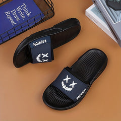 Men's Adjustable Hook & Loop Outdoor Slides
